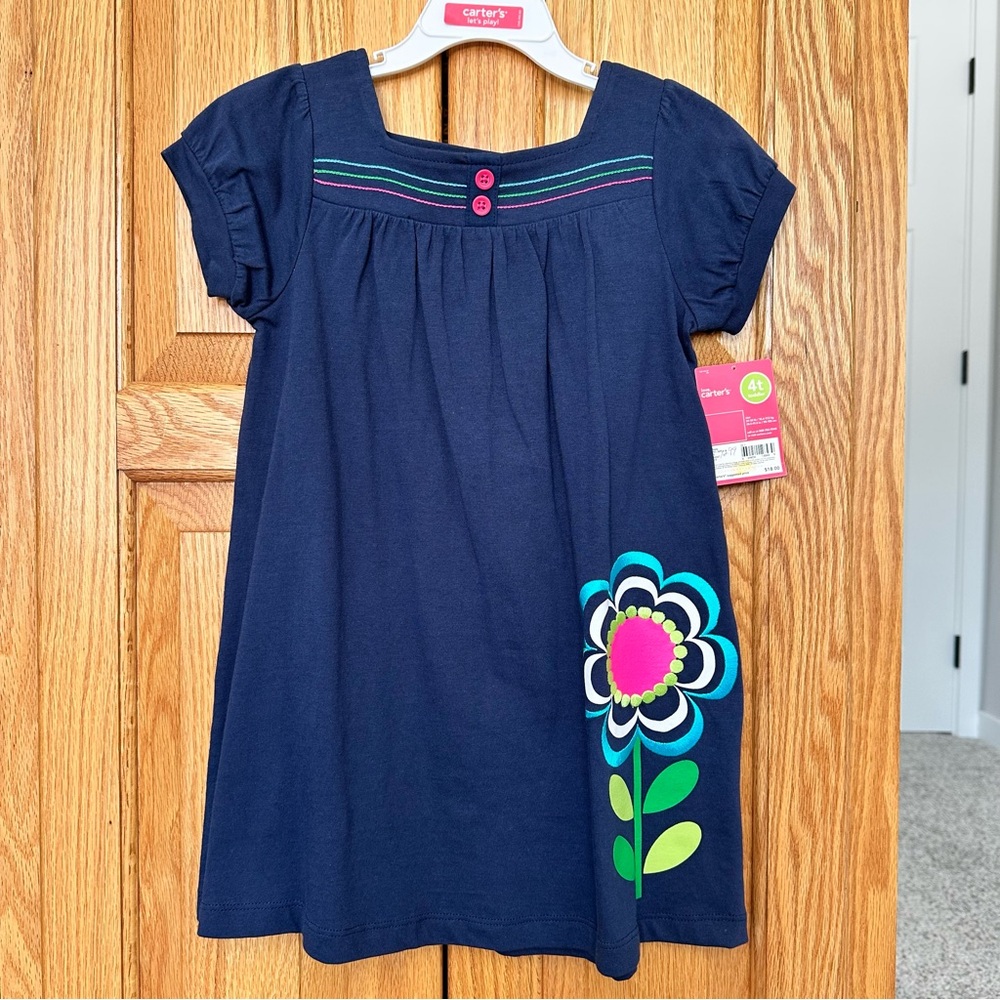 NWT Carter’s summer dress 4T toddler 100% cotton